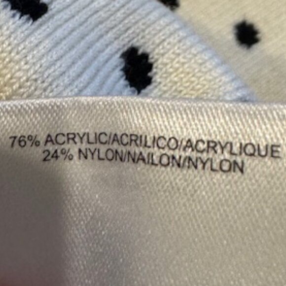 Anne Klein Black and White Polka Dot Cardigan XXL - Picture 11 of 11